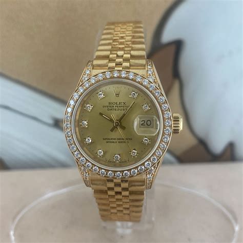 rolex donna ghiera brillanti